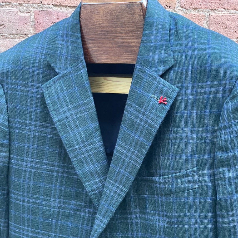 NWOT ISAIA Exquisite Bespoke Vicuña Blend Handmade Sportcoat US 44 Unstructured